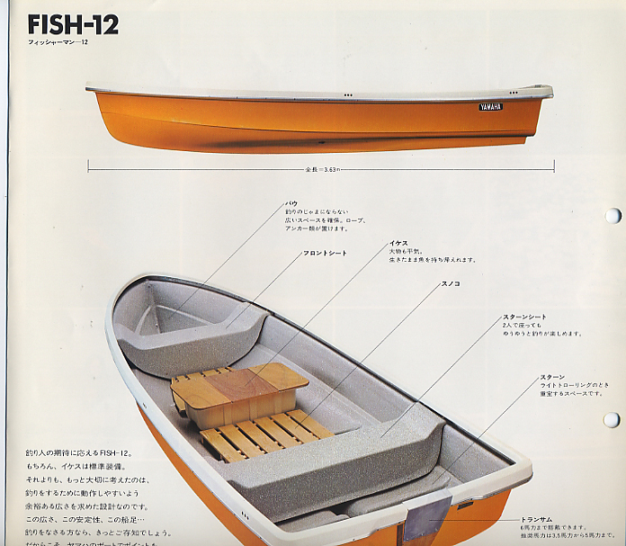 【引取限定・福岡発】YAMAHA FISH 12 / ヤマハ